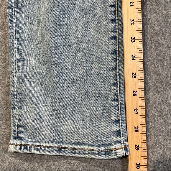 America Eagle Airflex+ Jeans Men’s Size 33x30 Light Wash Straight Leg Stretch - Picture 11 of 14